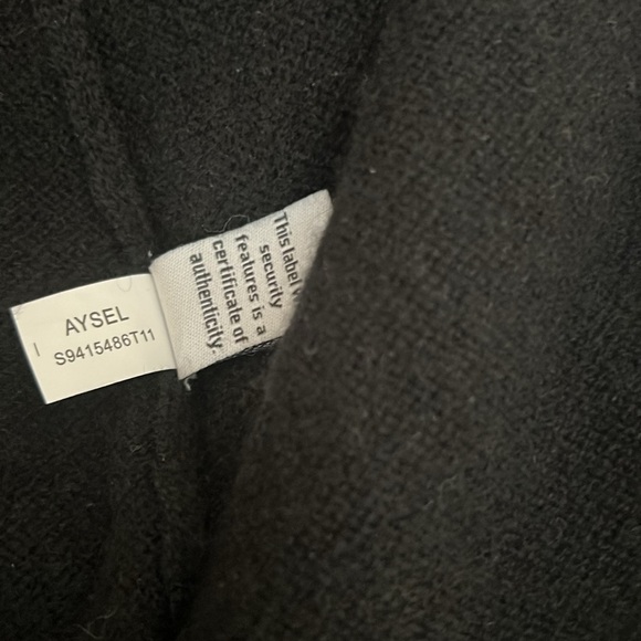 Diane von Furstenberg 100% cashmere  open front Cardigan Sweater SZ Small - Picture 7 of 7